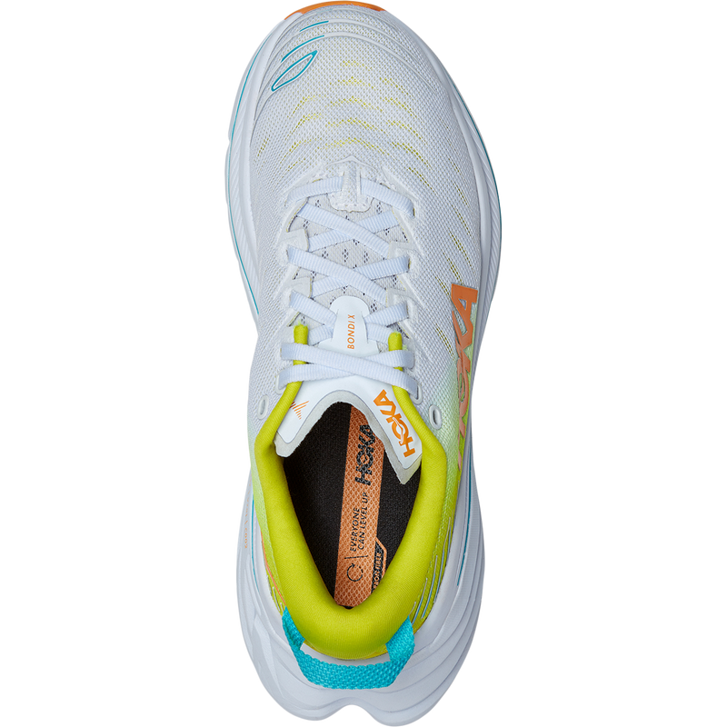 Women's Bondi X, Hoka One One Women's Bondi X White/Evening Primrose