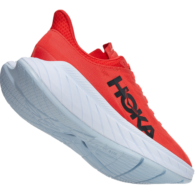 Men's Carbon X 2, Hoka One One Men's Carbon X 2 FWT-Fiesta/White