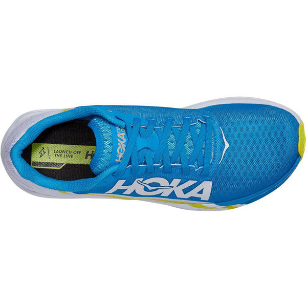 Men's Rocket X, Hoka One One Men's Rocket X WDVB-Wht/DivaBlu