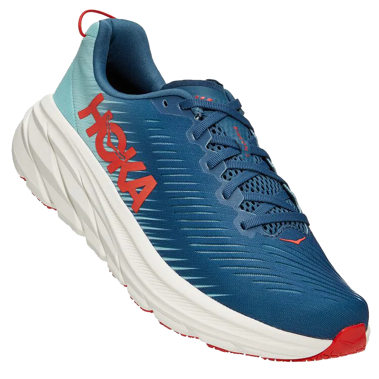 Men's Rincon 3, Hoka One One Men's Rincon 3 Real Teal/Eggshell Blue