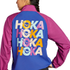 Hoka Women's Wind Resistant Jacket - St(ART) BBGL-Bluing/Blue Grass Alt View Rear