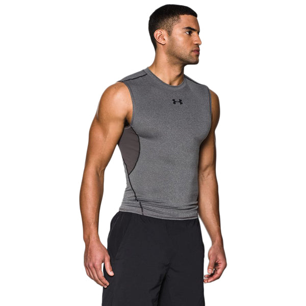 Men's UA HeatGear Armour Sleeveless Compression Shirt alternate view