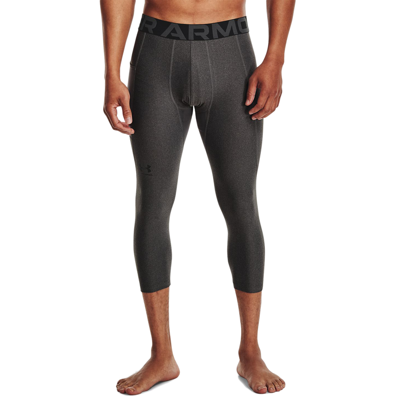 Men's HeatGear Armour 3/4 Leggings 2.0, Under Armour Men's HeatGear Armour 3/4 Leggings 2.0 Carbon