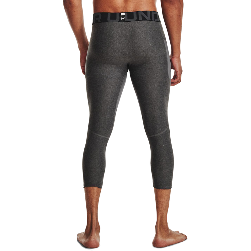 Men's HeatGear Armour 3/4 Leggings 2.0, Under Armour Men's HeatGear Armour 3/4 Leggings 2.0 Carbon