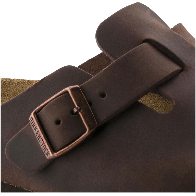 Men's Boston Clog Soft Footbed, Birkenstock Men's Boston Clog Soft Footbed Taupe