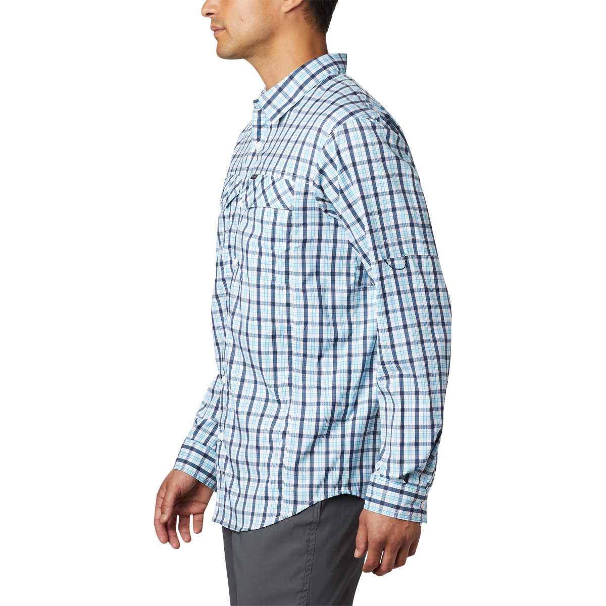 Men's Silver Ridge Lite Plaid Long Sleeve Shirt alternate view
