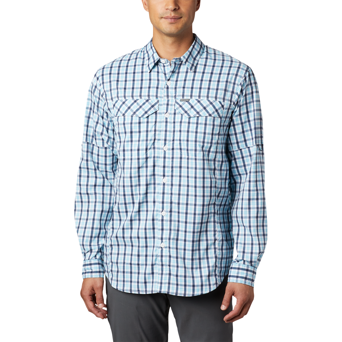 Men's Silver Ridge Lite Plaid Long Sleeve Shirt alternate view