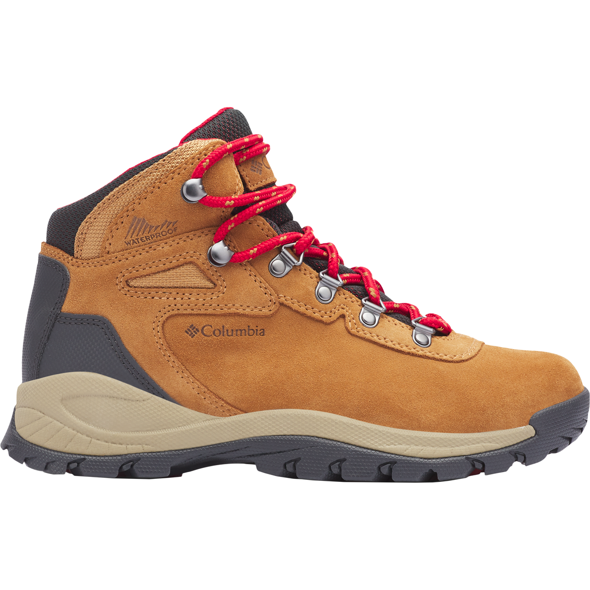 Columbia Women s Newton Ridge Plus WP Amped Boot 5 Elk Mountain Red