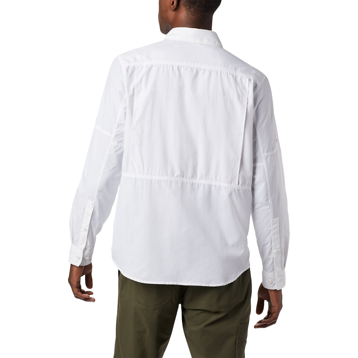The North Face Men Shirt Vented Button Up Tab Roll Up Long Sleeve Hiking  Large L