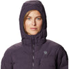 Mountain Hardwear Women's Super/DS Stretchdown Hooded Jacket 010-Black