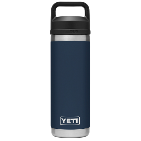 18 oz YETI Rambler 18oz Bottle with Chug Cap in Navy - Store