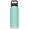 Yeti Rambler Bottle + Chug Cap 36 oz Seafoam