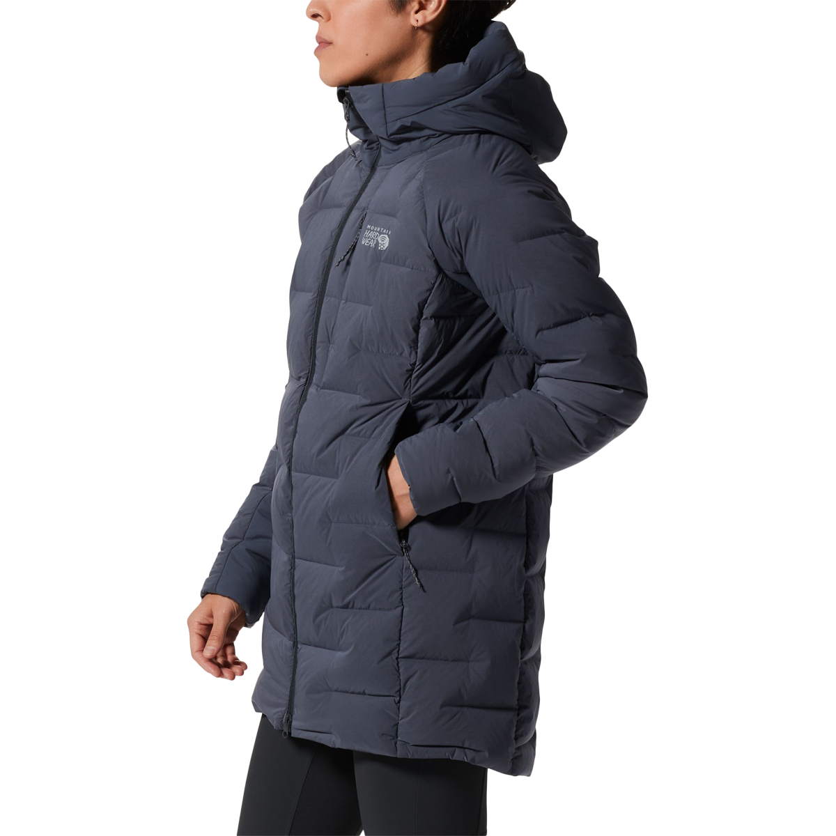 Mountain hardwear women's stretchdown top long coat