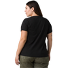 Prana Women's Cozy Up T-Shirt Plus black on model back
