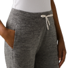 prAna Women's Unwind Lounge Pant Charcoal Heather pocket