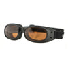 Balboa Manufacturing Piston Goggle - Black/Amber