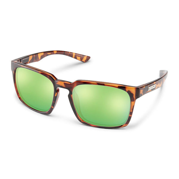 Suncloud Hundo - Tortoise/Green Mirror Polarized
