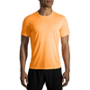 Brooks Men's Distance Short Sleeve 808-Fluoro Orange