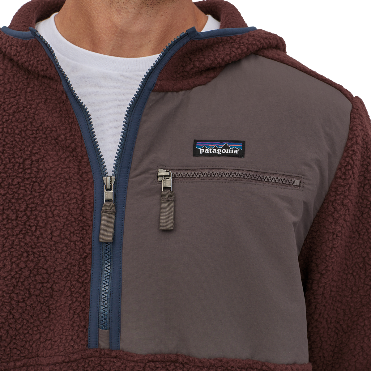 Men's retro 2025 pile fleece pullover