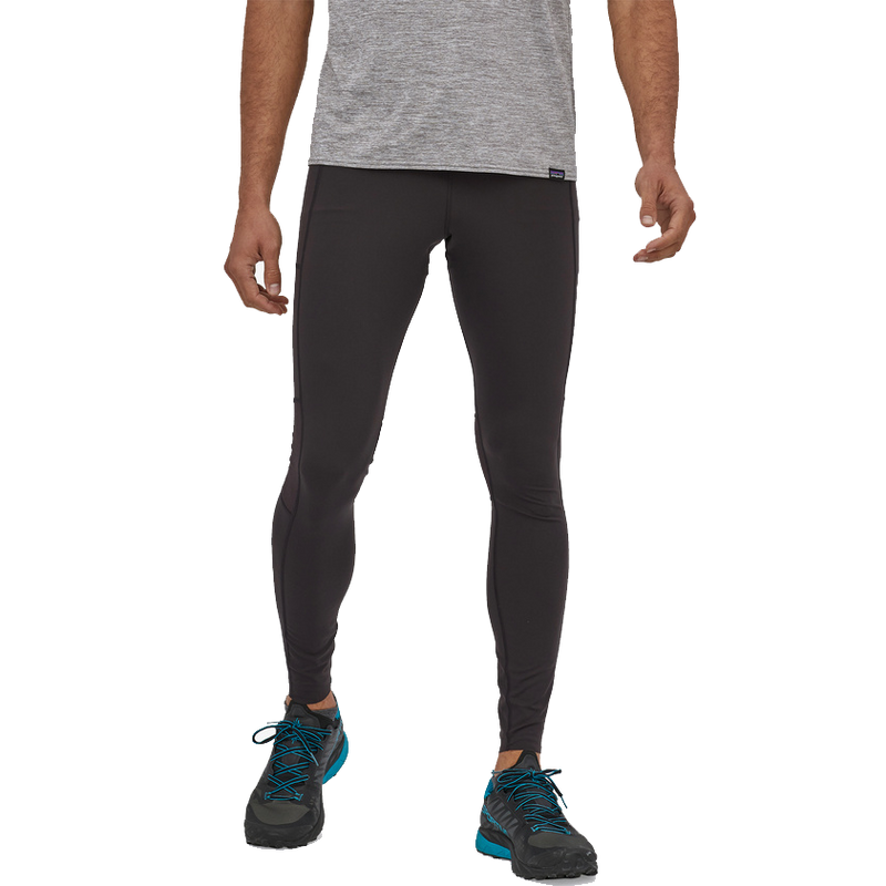 Men's Endless Run Tight, Patagonia Men's Endless Run Tight BLK-Black on model front