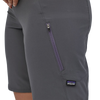 Patagonia Women's Tyrolean Bike Shorts zipper side pocket.