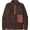 Patagonia Women's Re-Tool Fleece Half-Zip Pullover BDUX-Basalt Brown/Dusky Brown X-Dye