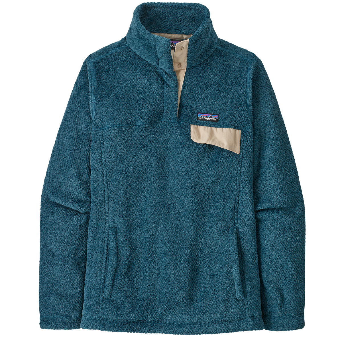 Thread & Supply Pullover Women Small 1/4 Snap Fleece Hand Pockets Jacket  Camp