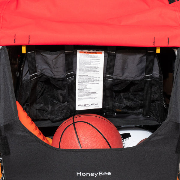 Honey Bee Red w/stroller wheel alternate view