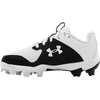 Under Armour Youth Leadoff Low RM (11-13) 100-Wht/Blk