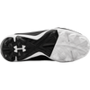 Under Armour Youth Leadoff Low RM (11-13) Black/White