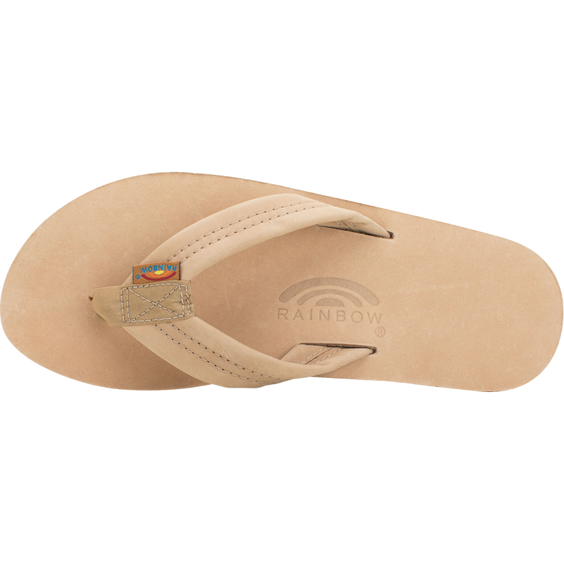 Men's Premier Leather Double Layer, Rainbow Sandals Men's Premier Leather Double Layer Sierra Brown