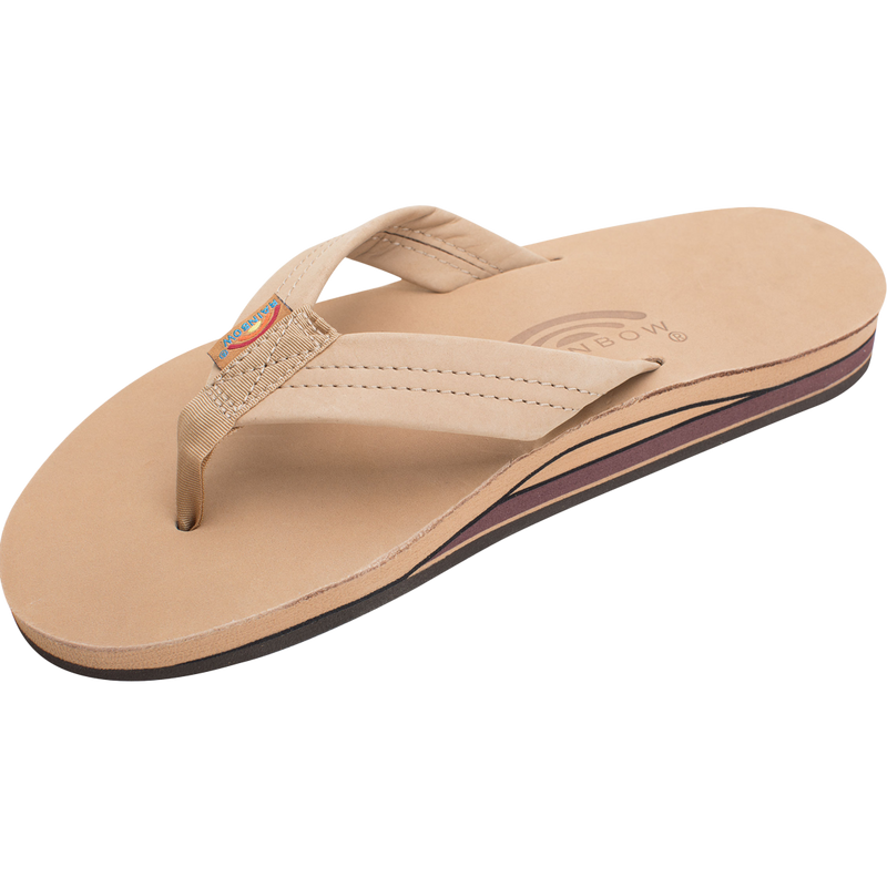 Men's Premier Leather Double Layer, Rainbow Sandals Men's Premier Leather Double Layer Sierra Brown