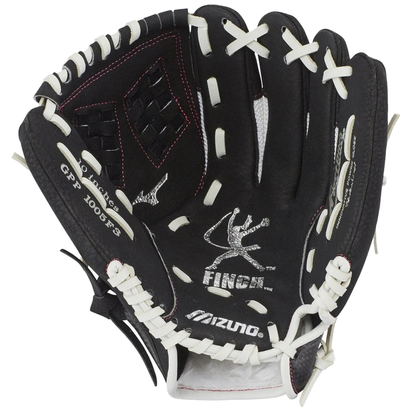 Youth Prospect Finch Fastpitch 10" - Right Hand Throw, Mizuno Youth Prospect Finch 10" - Right Hand Throw White/black