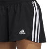 Adidas Women's Pacer 3S Woven Short Black/White Alt View Logo