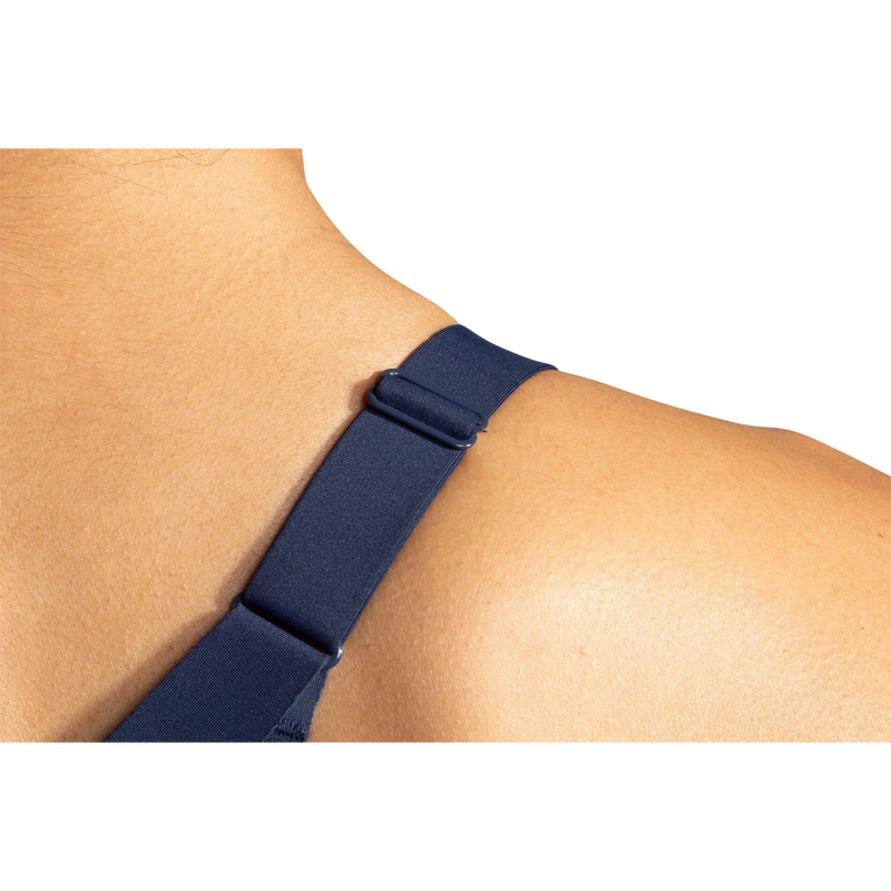 Women's Drive Interlace Bra, Brooks Women's Drive Interlace Bra 451-Navy
