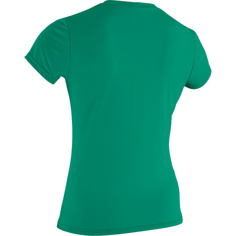 Women's Basic Skins 50+ Short Sleeve Sun Shirt, O'Neill Wetsuits Women's Basic Skins 50+ Short Sleeve Sun Shirt 253-Seaglass