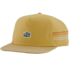 Patagonia Line Logo Ridge Stripe Funfarer Cap in surfboard yellow.