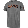 Forty Seven Brand Men's SF Giants Fieldhouse Tee Slate Grey