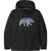 Patagonia Men's Back for Good Organic Hoody BLKB-Black w/ Bear