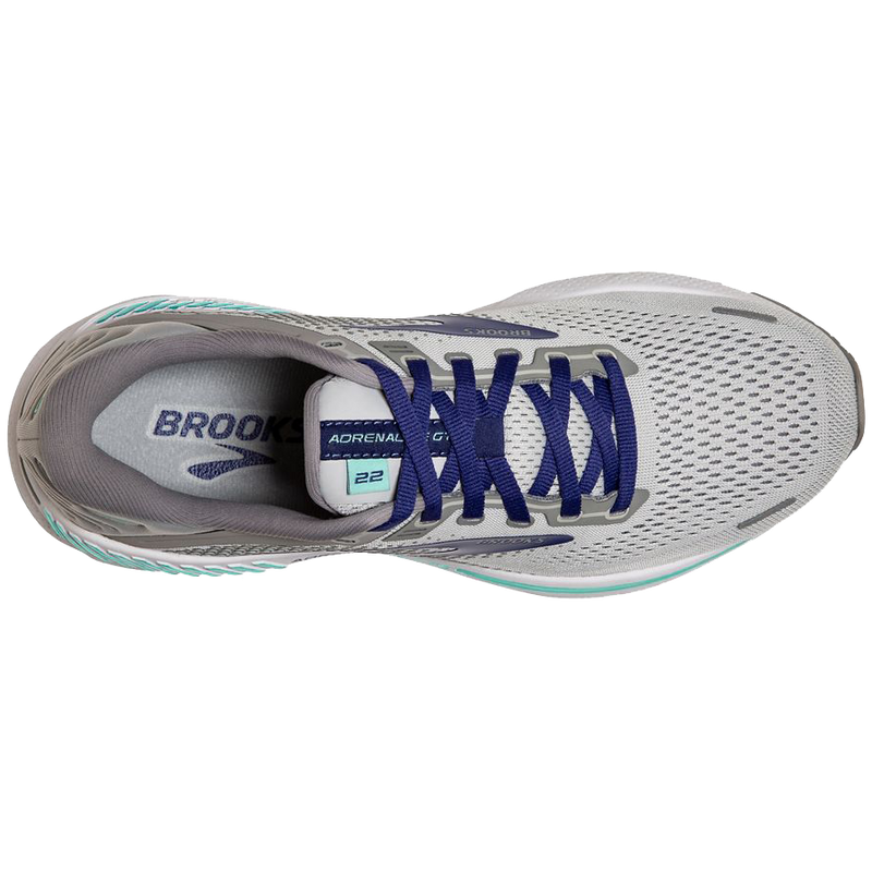 Women's Adrenaline GTS 22 - 2A, Brooks Women's Adrenaline GTS 22 - 2A 045-Alloy/Blue/Green