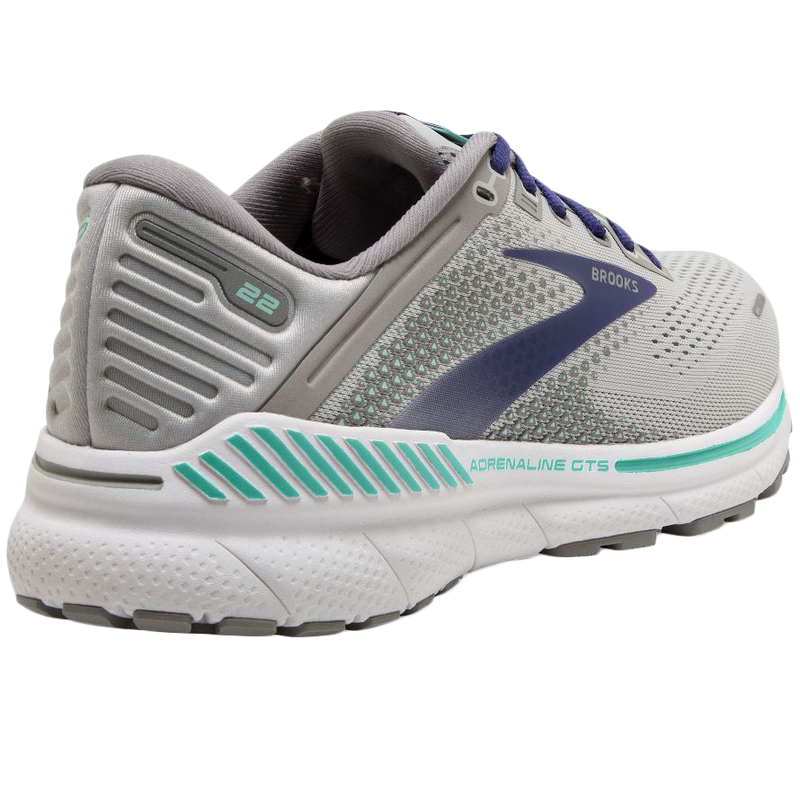 Women's Adrenaline GTS 22 - 2A, Brooks Women's Adrenaline GTS 22 - 2A 045-Alloy/Blue/Green