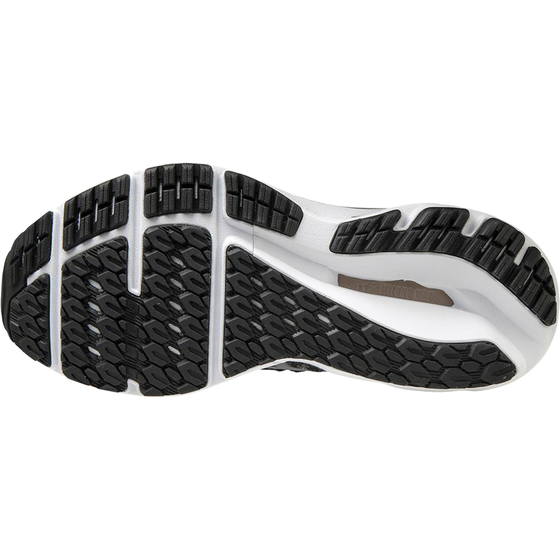 Women's Inspire 17 Waveknit, Mizuno Women's Inspire 17 Waveknit 907A-Black/Platinum Gold