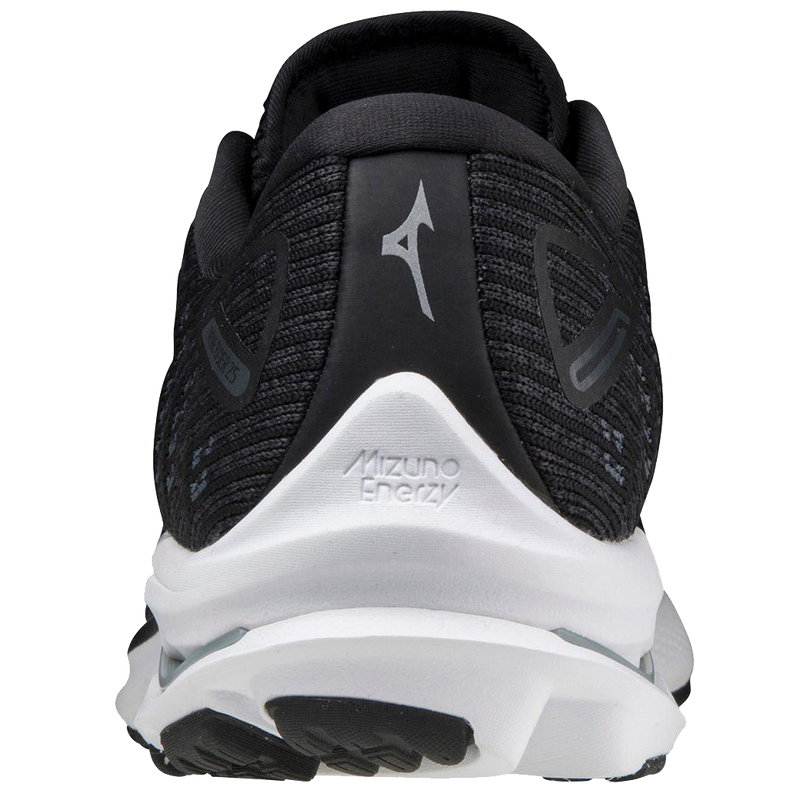 Men's Wave Rider 25 Waveknit, Mizuno Men's Wave Rider 25 Waveknit 9P9U-Obsidian/Quarry