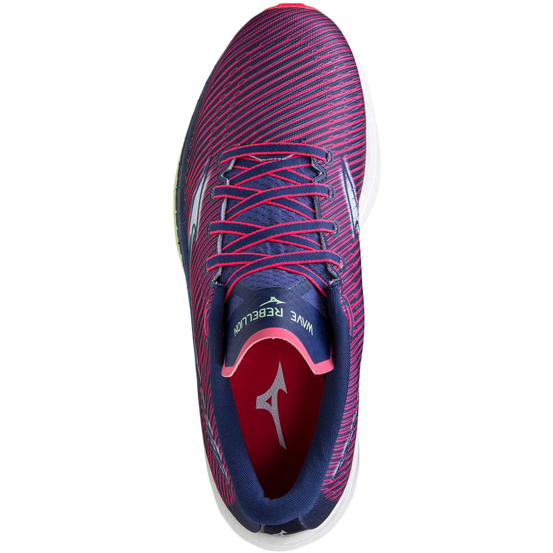 Women's Wave Rebellion, Mizuno Women's Wave Rebellion 1L05-Diva Pink/Indigo White