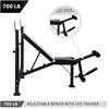 Day 1 Fitness Adjustable Bench with Rack