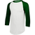 White/Dark Green