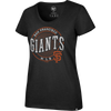 Forty Seven Brand Women's SF Giants Club Scoop Neck Tee Black