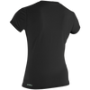 O'Neill Wetsuits Women's Basic Skins 30+ Short Sleeve Sun Shirt 002-Black