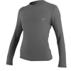 O'Neill Wetsuits Women's Basic Skins 30+ Long Sleeve Sun Shirt 009-Graphite