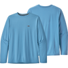 Patagonia Men's Capilene Cool Daily Fish Graphic Long Sleeve SRLA-Small Fitz Roy Trout: Lago Blue